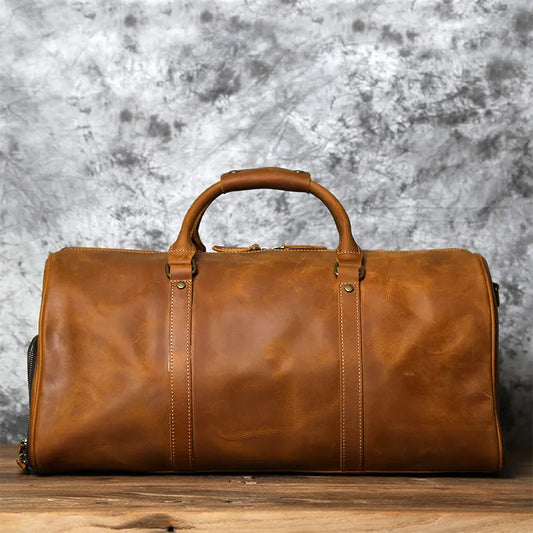 Manella - Men's Classic Luxury Leather Travel Bag