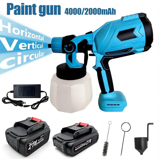 Cordless High Pressure Paint Spray Gun